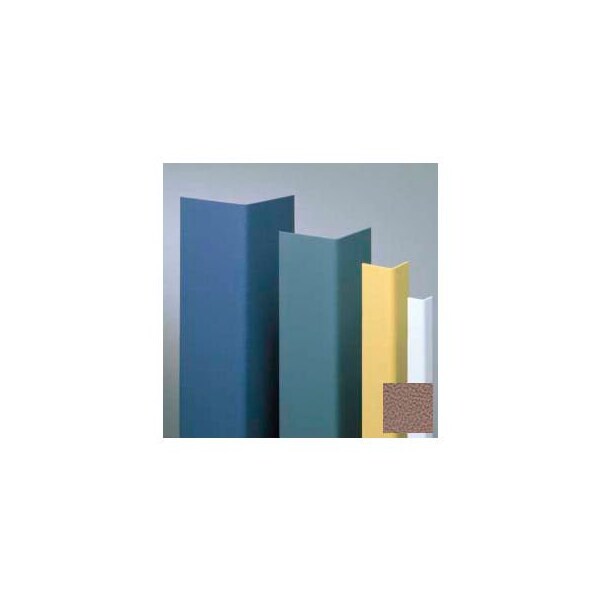 Pawling Vinyl Surface Mounted Corner Guard, 90Deg Corner, 1-1/2" Wings, 4'H, Caf Au Lait, Drilled CGD-12-4-694 - main
